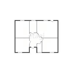 Дом 90м², 1-этажный, участок 8 сот.  