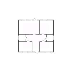 Дом 115м², 1-этажный, участок 10 сот.  