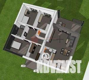 Дом 115м², 1-этажный, участок 8 сот.  