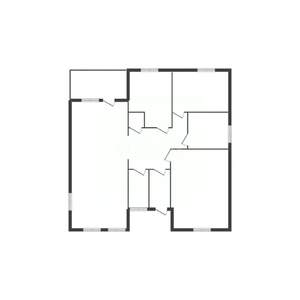 Дом 115м², 1-этажный, участок 8 сот.  