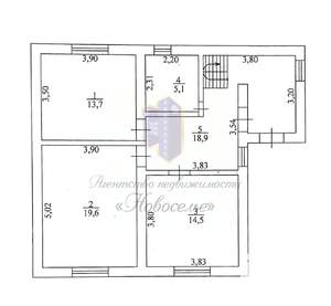 Коттедж 135м², 2-этажный, участок 15 сот.  