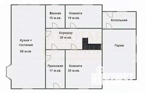 Коттедж 200м&sup2;, 2-этажный, участок 16 сот.  