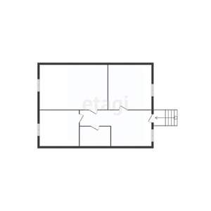 Дом 43м², 1-этажный, участок 10 сот.  