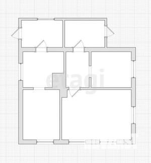 Дом 48м², 1-этажный, участок 6 сот.  