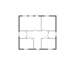 Дом 115м², 1-этажный, участок 10 сот.  
