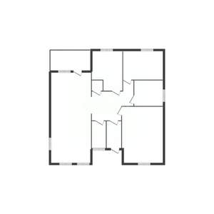 Дом 115м², 1-этажный, участок 8 сот.  