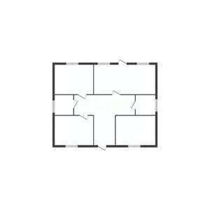 Дом 110м², 1-этажный, участок 10 сот.  