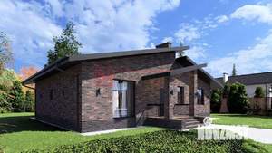 Дом 115м², 1-этажный, участок 8 сот.  