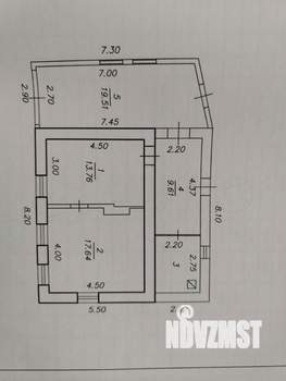 Дом 67м², 1-этажный, участок 9 сот.  