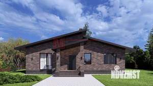 Дом 115м², 1-этажный, участок 8 сот.  