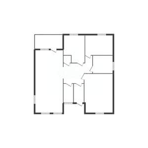 Дом 115м², 1-этажный, участок 8 сот.  