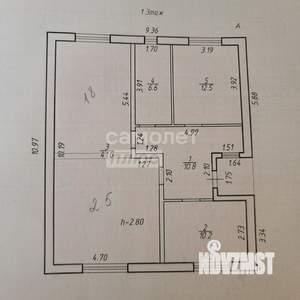 Дом 81м², 1-этажный, участок 15 сот.  