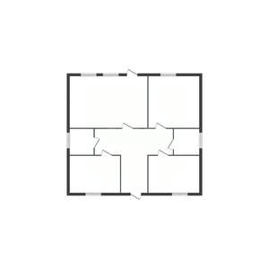 Дом 115м², 1-этажный, участок 10 сот.  