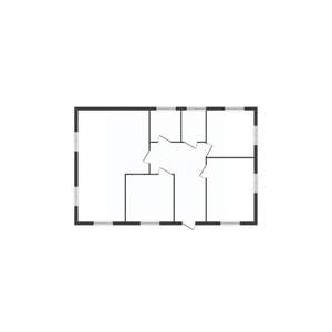 Дом 115м², 1-этажный, участок 8 сот.  