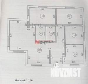 Дом 135м&sup2;, 1-этажный, участок 7 сот.  