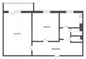 2-к квартира, вторичка, 48м2, 3/5 этаж