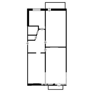 3-к квартира, вторичка, 61м2, 2/5 этаж