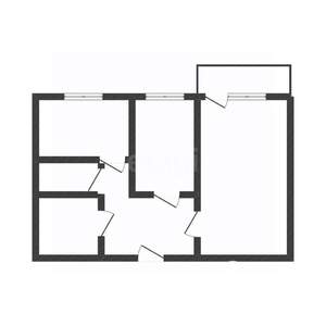 2-к квартира, вторичка, 52м2, 2/9 этаж