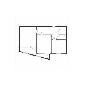 2-к квартира, вторичка, 50м2, 7/9 этаж