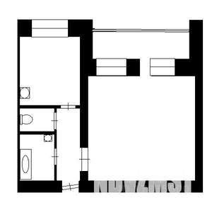 1-к квартира, вторичка, 39м2, 5/9 этаж