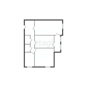 3-к квартира, вторичка, 89м2, 4/17 этаж