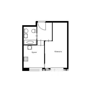 2-к квартира, вторичка, 52м2, 7/9 этаж