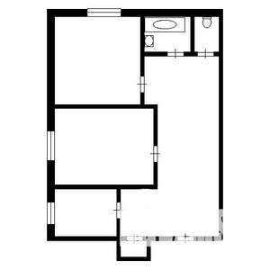 2-к квартира, вторичка, 52м2, 6/9 этаж