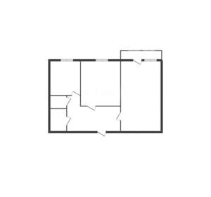 2-к квартира, вторичка, 44м2, 2/5 этаж