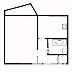 1-к квартира, вторичка, 37м2, 6/9 этаж