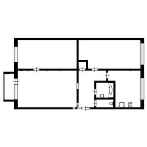 3-к квартира, вторичка, 63м2, 2/5 этаж