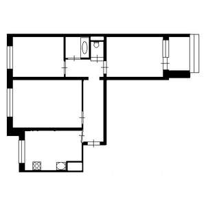 3-к квартира, вторичка, 65м2, 3/9 этаж