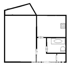 1-к квартира, вторичка, 37м2, 6/9 этаж