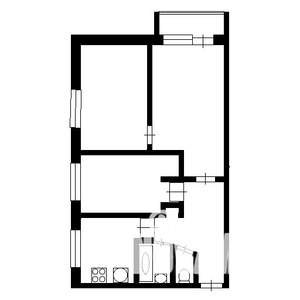 3-к квартира, вторичка, 55м2, 8/9 этаж