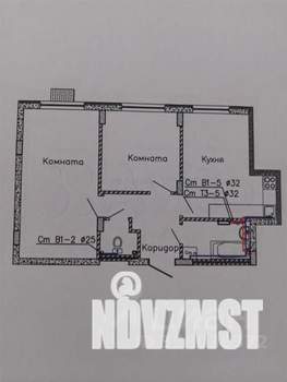 2-к квартира, вторичка, 60м2, 1/16 этаж
