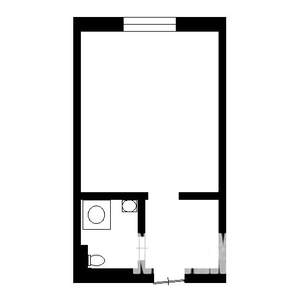 1-к квартира, вторичка, 30м2, 3/5 этаж