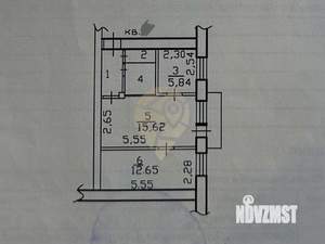 2-к квартира, вторичка, 42м2, 2/5 этаж