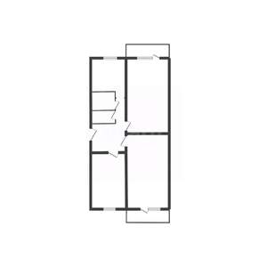 3-к квартира, вторичка, 61м2, 3/5 этаж