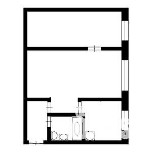 2-к квартира, вторичка, 46м2, 4/5 этаж