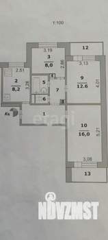 3-к квартира, вторичка, 74м2, 14/18 этаж