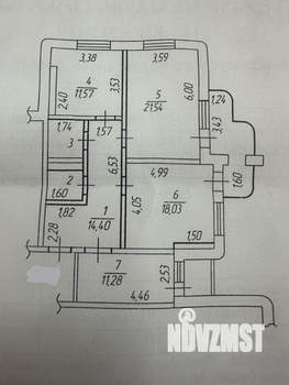 3-к квартира, вторичка, 84м2, 10/16 этаж