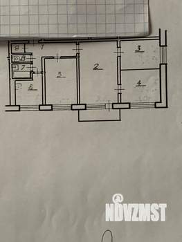 4-к квартира, вторичка, 61м2, 5/5 этаж