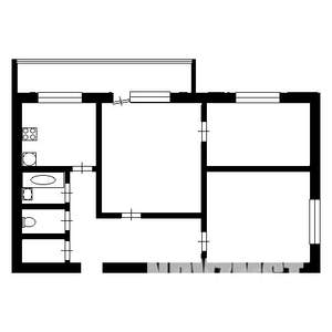 3-к квартира, вторичка, 56м2, 8/9 этаж