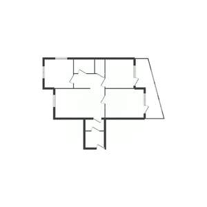 3-к квартира, вторичка, 64м2, 5/9 этаж