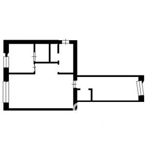 2-к квартира, вторичка, 45м2, 7/9 этаж