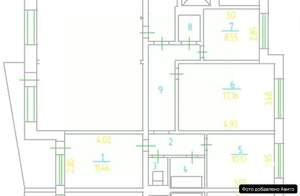 3-к квартира, вторичка, 64м2, 9/9 этаж