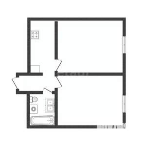 2-к квартира, вторичка, 35м2, 6/9 этаж