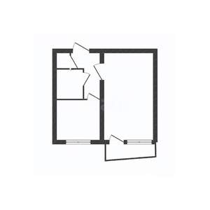 1-к квартира, вторичка, 39м2, 2/9 этаж