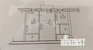 2-к квартира, вторичка, 43м2, 5/5 этаж
