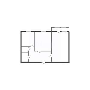 2-к квартира, вторичка, 53м2, 2/10 этаж
