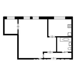 2-к квартира, вторичка, 39м2, 2/5 этаж